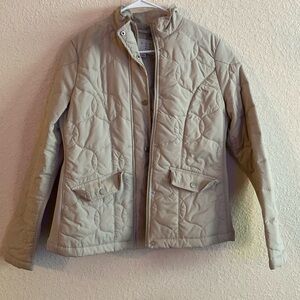 A New Day puffer down tan jacket